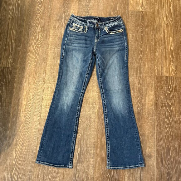Vigoss Heritage Fit Bootcut Jeans – Size 8 - Picture 3 of 16